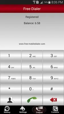 Free Dialer android App screenshot 4